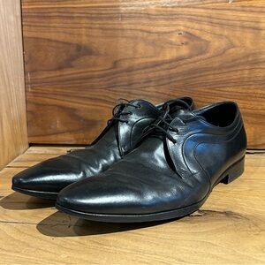 Black Leather Dress Shoes - BOSS
